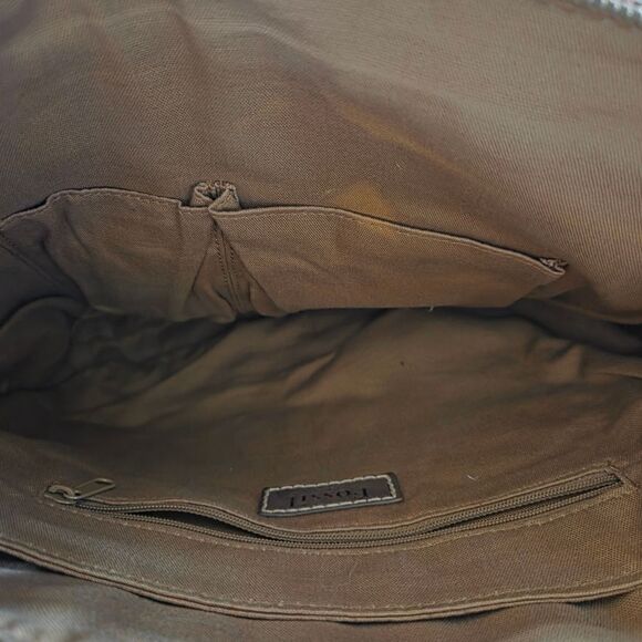 Fossil Floral Tapestry Crossbody Bag - Beige and Pink - Picture 9 of 12